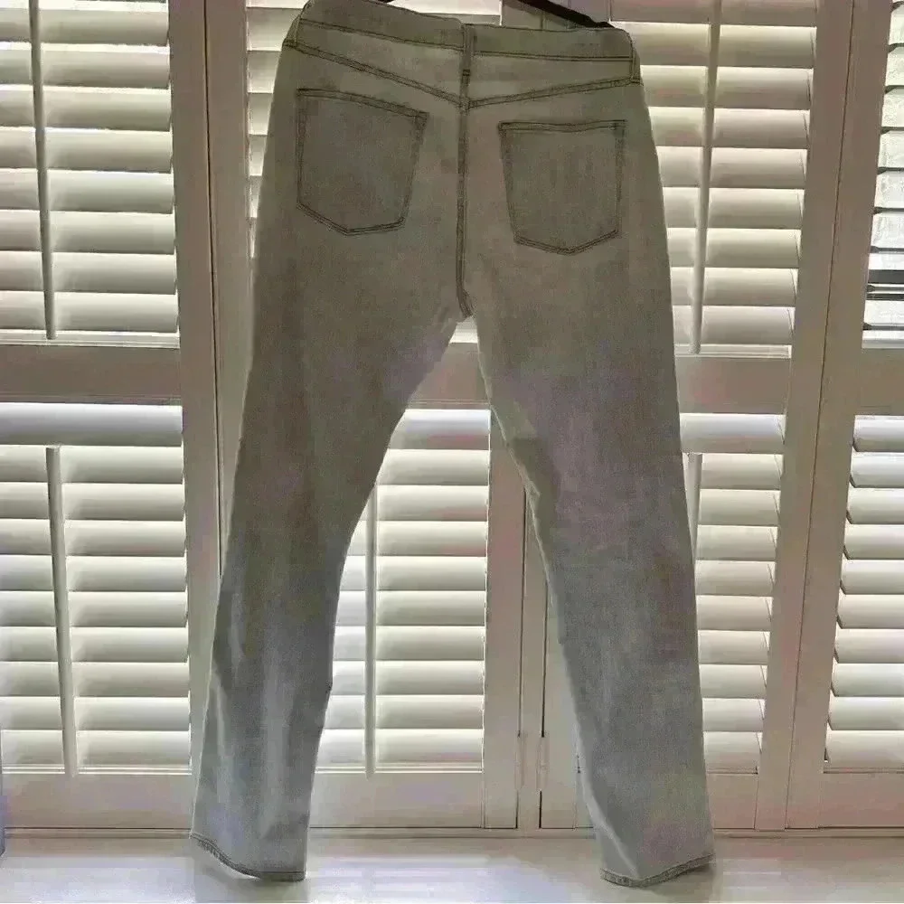 J Brand ripped jeans in light blue soft denim